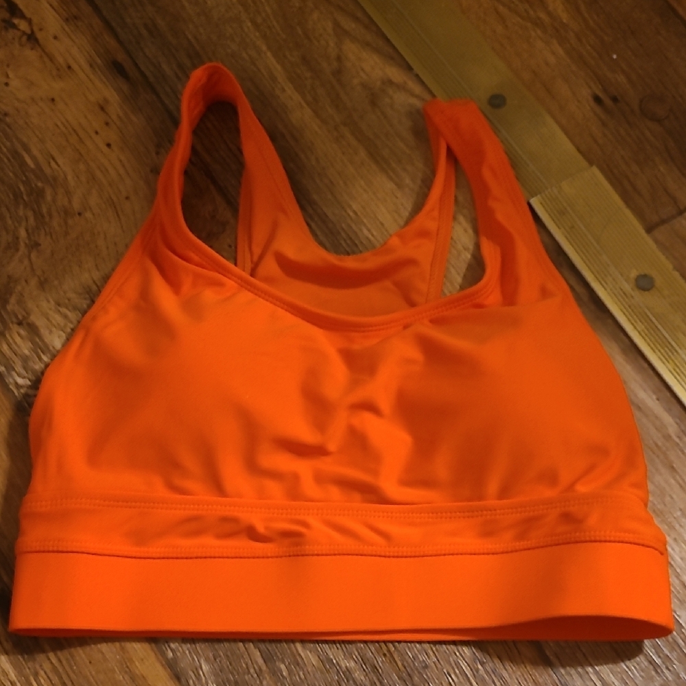 Women's Orange Sports Bra